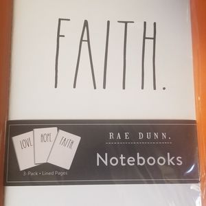 Rae Dunn 3 notebook set